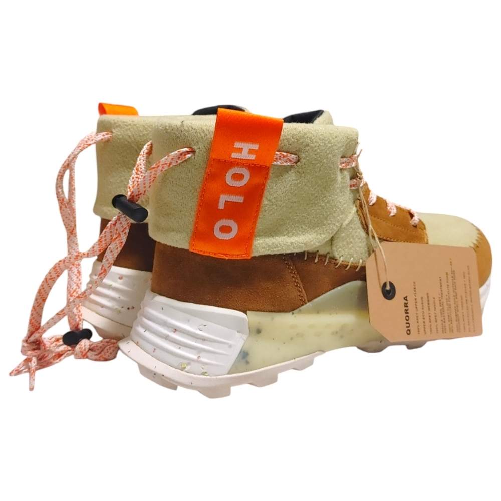 Holo Beige Brown Quorra Lace Up Hiking Sneakers Boots Women's Size 11 NWT - Picture 7 of 10